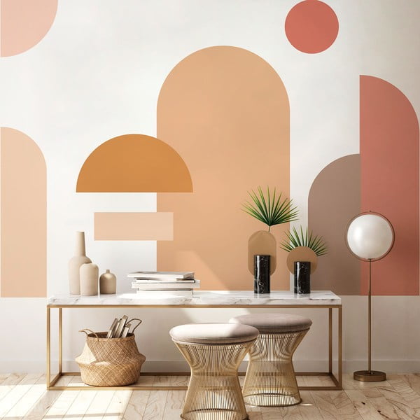 Samolepka na stenu 120x250 cm Abstract Sunset – Ambiance-image-3