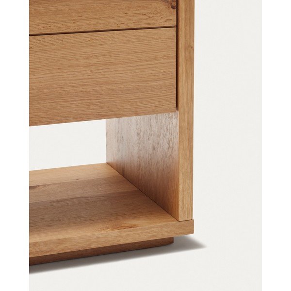 Skrinka v dekore duba v prírodnej farbe 100x163,5 cm Alguema – Kave Home-image-4