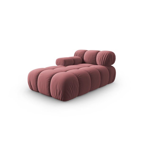Ružová zamatová leňoška (ľavý roh) Bellis – Micadoni Home-image-3
