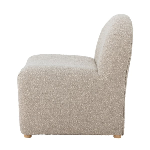 Krémové kreslo z textílie buklé Neel – Bloomingville-image-3