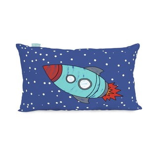 Obojstranná bavlnená obliečka na vankúš Mr. Fox Space Rocket, 50 × 30 cm