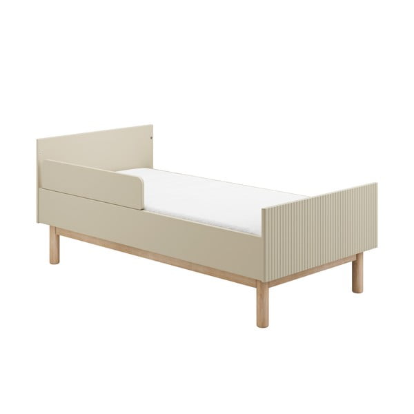 Krémová postieľka 70x140 cm Miloo – Pinio-image-4