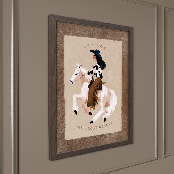 Tlačený obraz s rámom 30x40 cm Rodeo – Styler-image-1