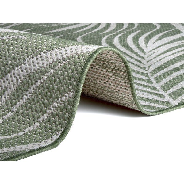 Zelený vonkajší koberec Ragami Flora, 80 x 150 cm-image-2