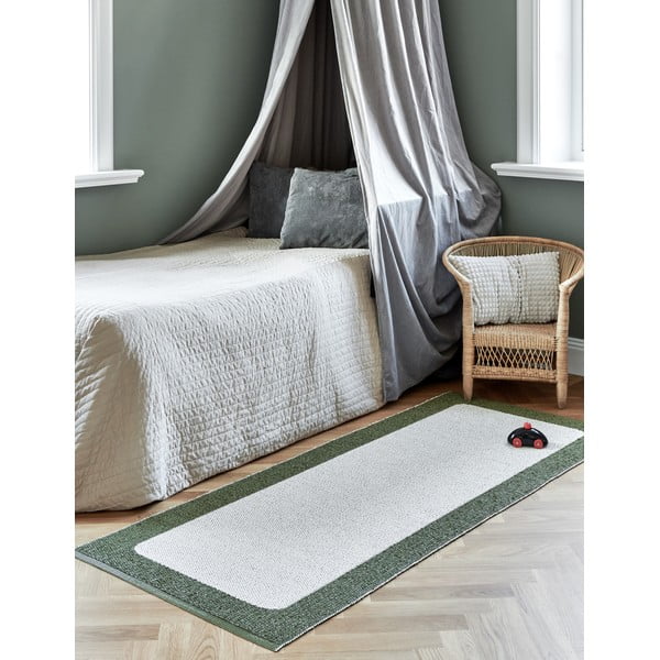 Zeleno-krémový vnútorný a vonkajší koberec 70x120 cm Ilda Pine – Pappelina-image-3