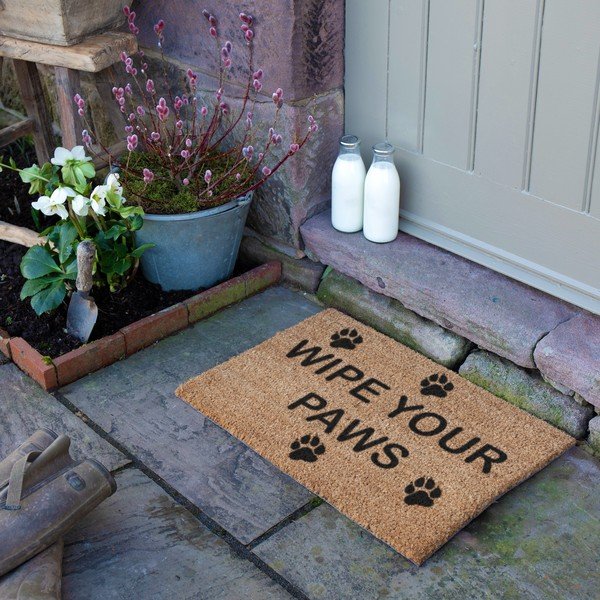 Rohožka z kokosového vlákna 40x60 cm Wipe Your Paws – Artsy Doormats-image-3