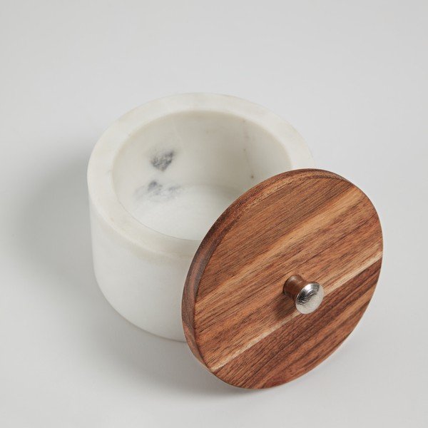 Mramorová dóza Kave Home Karla, objem 0,25 l-image-2