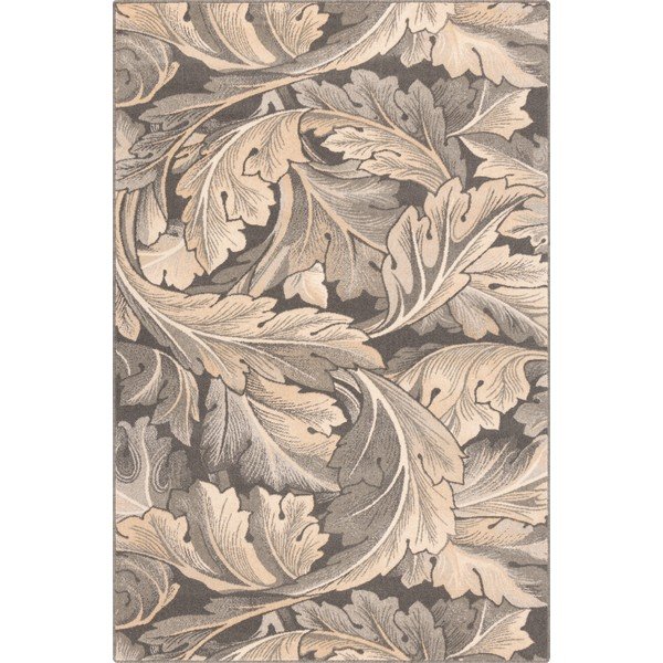 Sivo-béžový vlnený koberec 200x300 cm Thea anthracite – Agnella