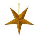 Vianočná svetelná dekorácia v zlatej farbe Star Trading Velvet, ø 60 cm