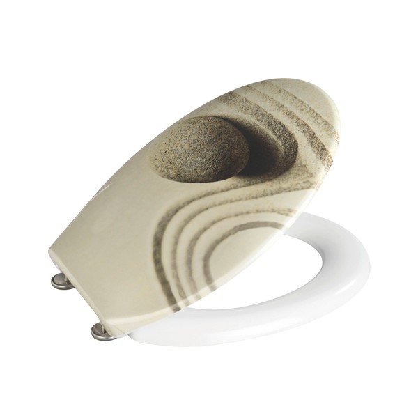 WC sedadlo Wenko Sand And Stone, 45 × 38 cm-image-1