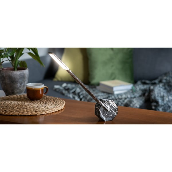 Čierna LED stolová lampa (výška  38 cm) Octagon One – Gingko-image-4
