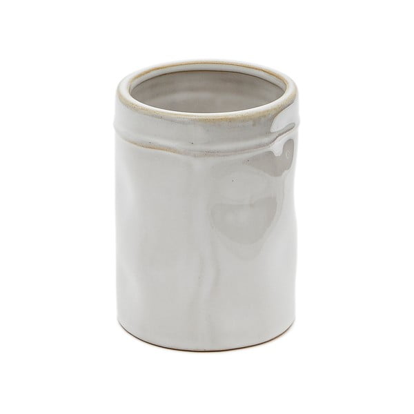 Krémový keramický téglik na zubné kefky Savel – Kave Home-image-3