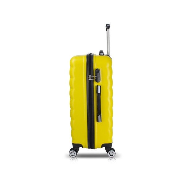 Žltý cestovný kufor na kolieskach s USB portom My Valice COLORS RESSNO Pilot Suitcase-image-1
