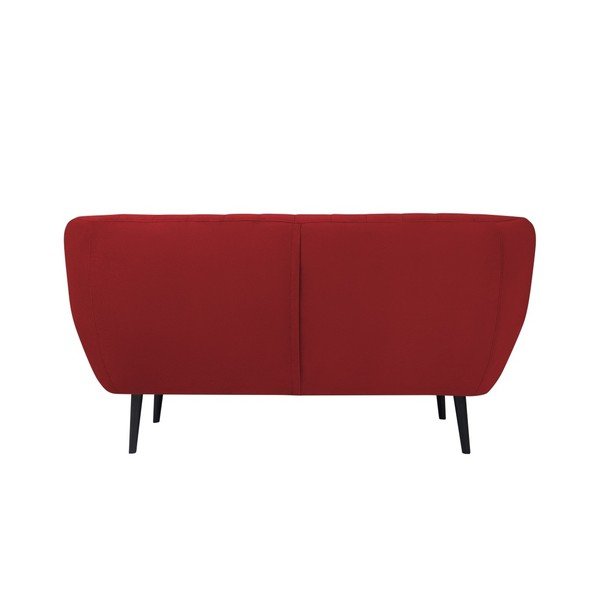 Červená zamatová pohovka Mazzini Sofas Toscane, 158 cm-image-4