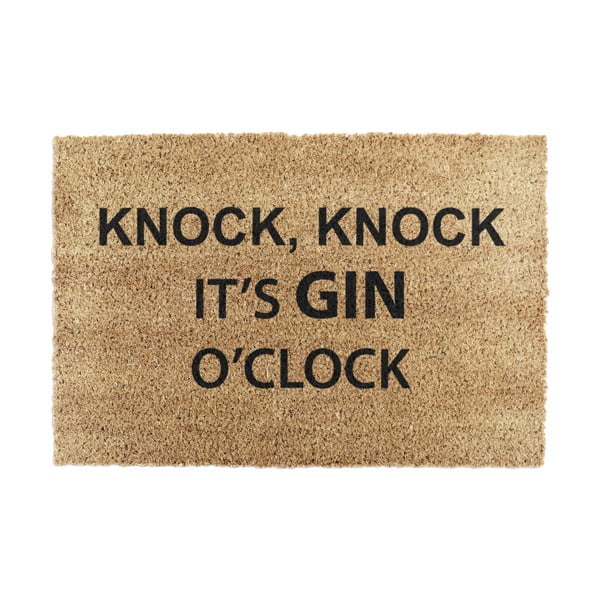 Rohožka z kokosového vlákna 40x60 cm Gin O'Clock – Artsy Doormats