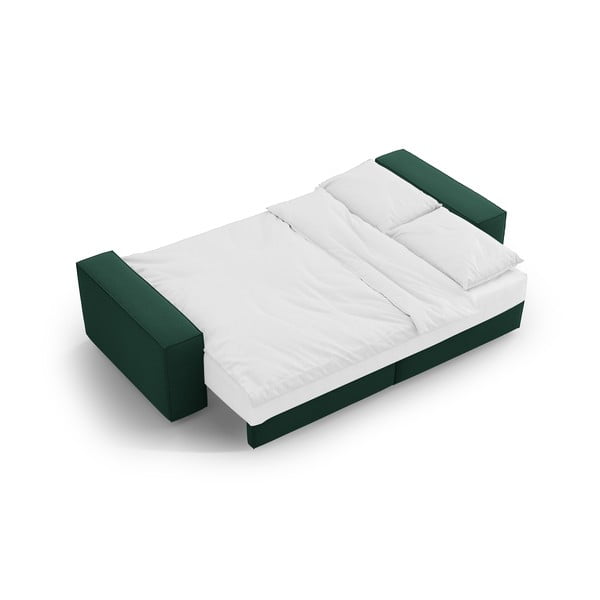 Zelená rozkladacia pohovka 247 cm Jodie – Micadoni Home-image-4