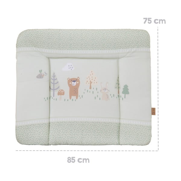 Prebaľovacia podložka 75x85 cm Woodland Buddies – Roba-image-1