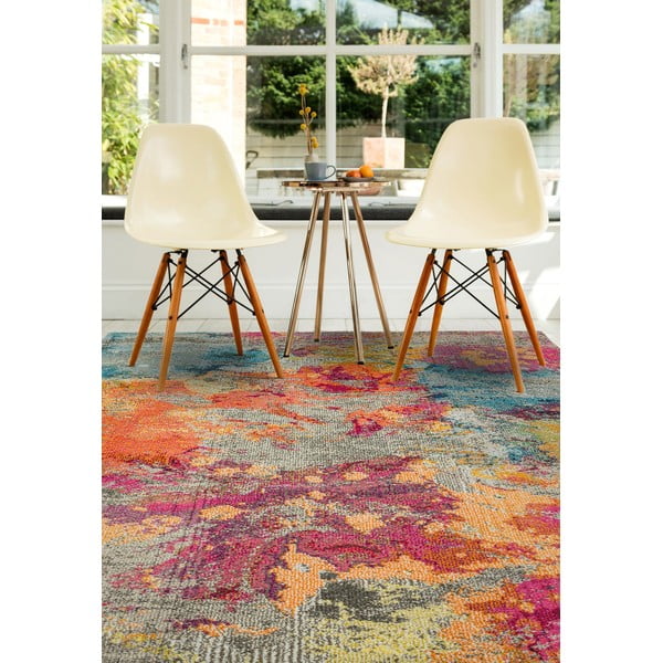 Červený koberec 300x200 cm Colores Cloud - Asiatic Carpets-image-1