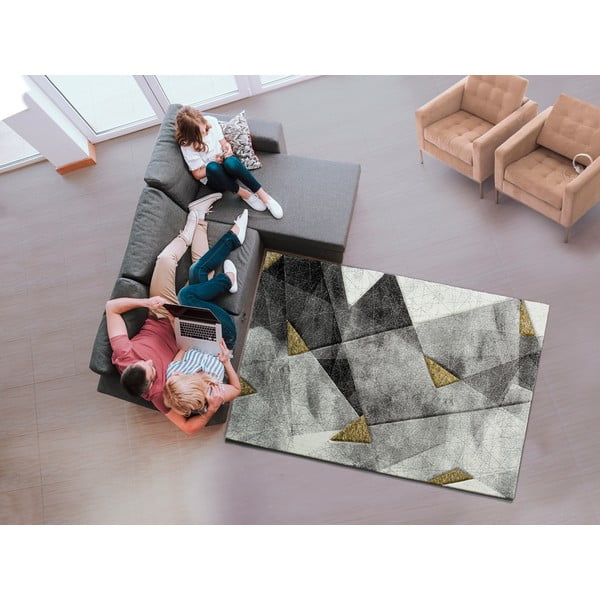 Sivo-žltý koberec Bianca Grey, 160 x 230 cm-image-1