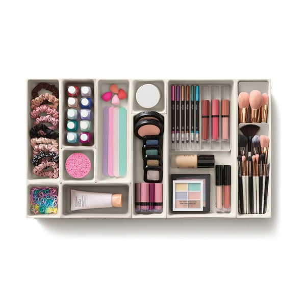 Béžové kúpeľňové organizéry v súprave 12 ks Viva – Joseph Joseph-image-4