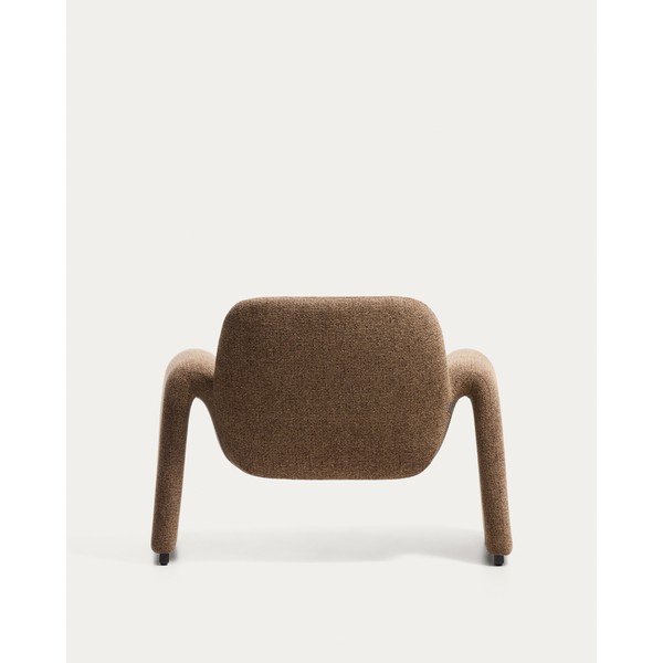 Hnedé ženilkové kreslo Melvia – Kave Home-image-4