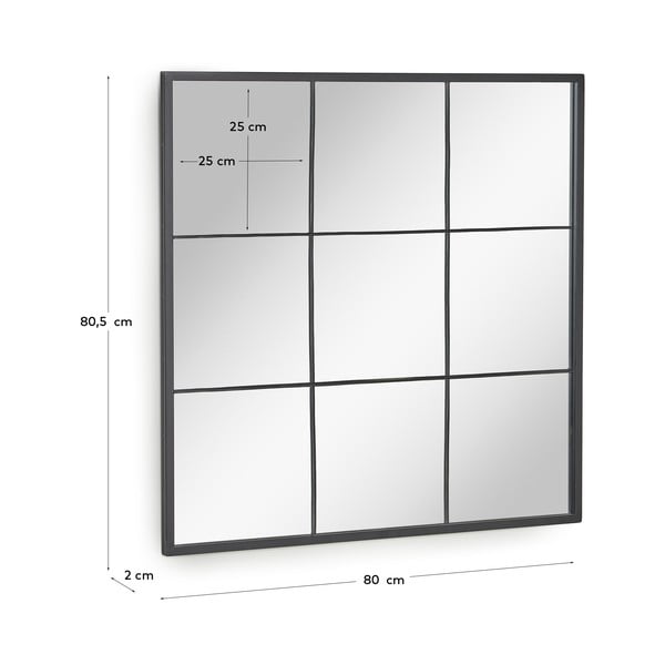 Nástenné zrkadlo Kave Home Ulrica, 80 x 80 cm-image-4