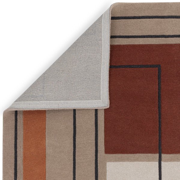 Vlnený koberec v béžovo-tehlovej farbe 120x170 cm Reef – Asiatic Carpets-image-4