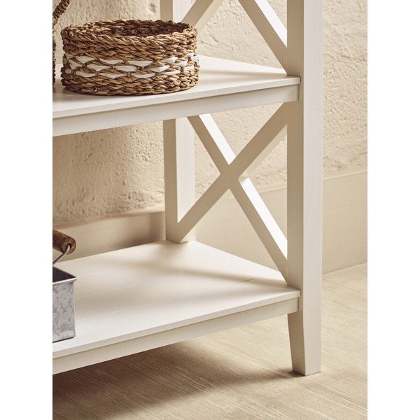 Biely regál z borovicového dreva 120x81x40 cm Heritage – Premier Housewares-image-2