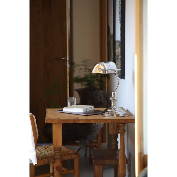Stolová lampa v striebornej farbe (výška  22,5 cm) Bankers – Markslöjd-image-2