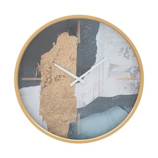Modré nástenné hodiny Mauro Ferretti Art, ø 60 cm