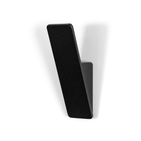 Čierny nástenný oceľový háčik Angle – Spinder Design