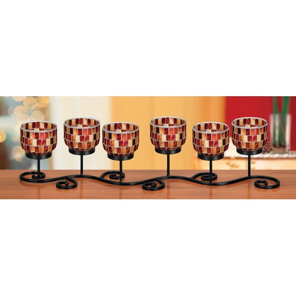 Kovový svietnik na čajovú sviečku – Deco Pleasure-image-1