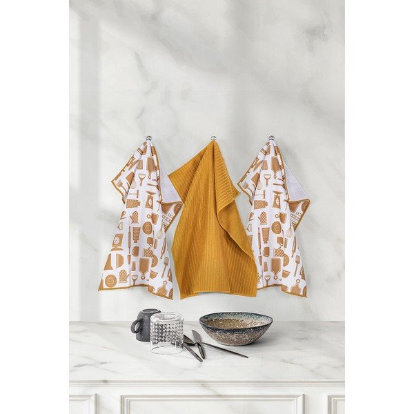 Utierky v súprave 3 ks z mikrovlákna 48x40 cm Essential - Tiseco Home Studio-image-1