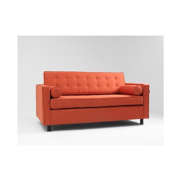 Oranžová rozkladacia dvojmiestna pohovka Custom Form Topicc-image-1