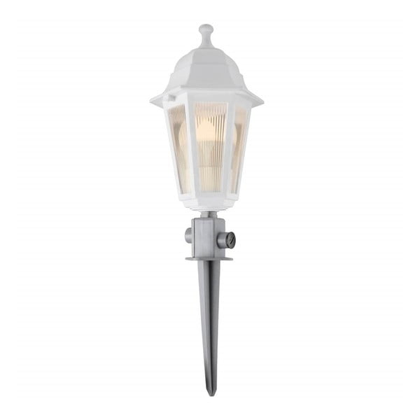 Biele záhradné svietidlo LED Lantern