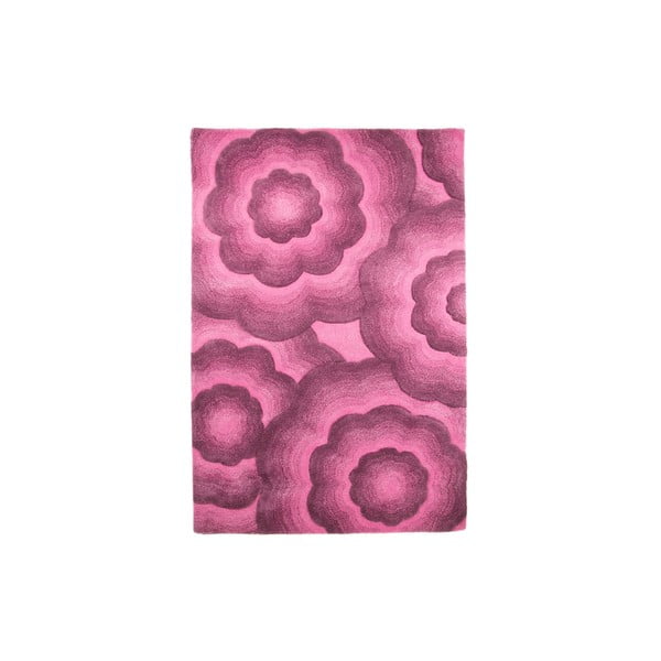 Vlnený koberec Realm 150 x 240 cm, fialový