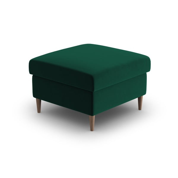 Zelená zamatová podnožka Kyoto – Cosmopolitan Design-image-2