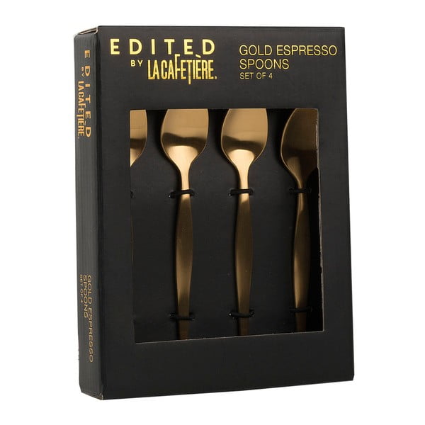 Sada 4 lyžičiek na espresso Creative Tops La Cafetiere-image-1