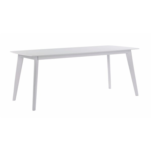 Biely dubový jedálenský stôl Folke Sylph, dĺžka 190 cm