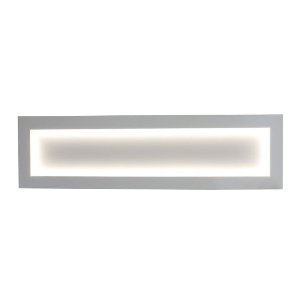 Svietiaci LED obraz 41x150 cm, biely