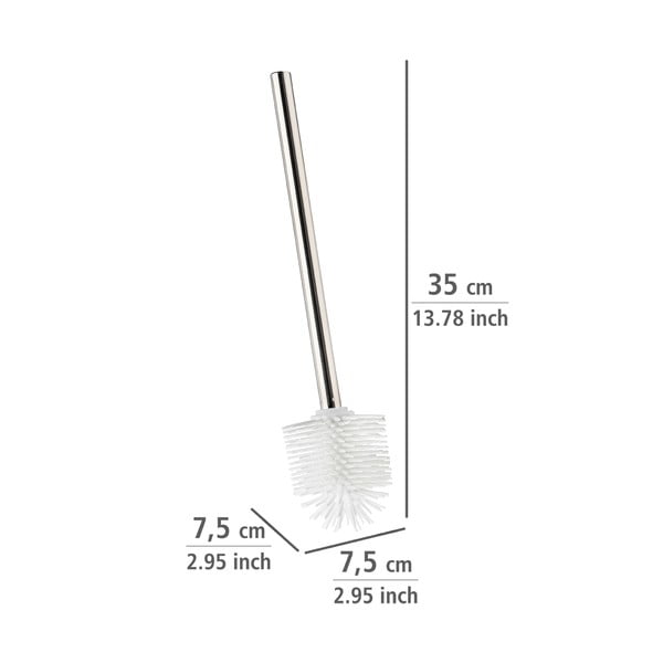 Náhradná WC kefa s rukoväťou z anitkoro ocele Wenko-image-1