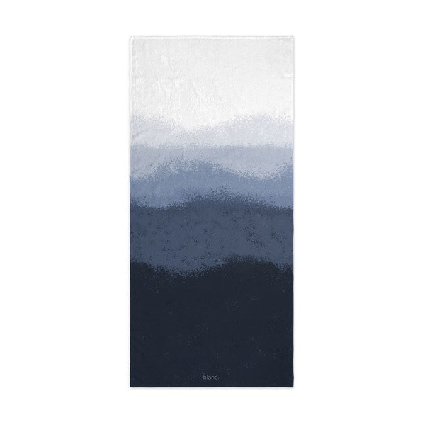 Biela/modrá osuška 70x150 cm Nightfall – Blanc-image-2
