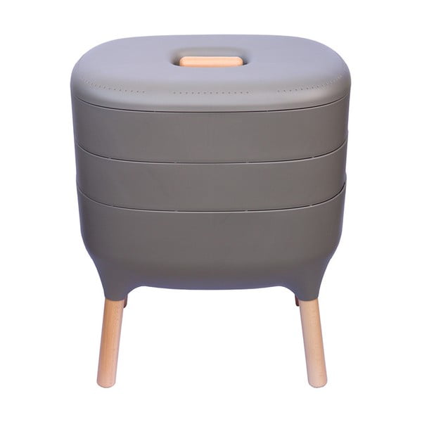 Sivý kompostér 21,7 l Urbalive – Plastia-image-3