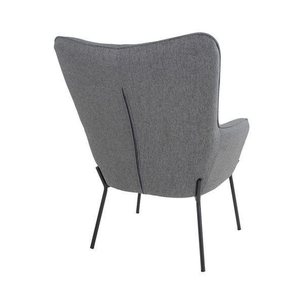 Sivé kreslo House Nordic Glasgow-image-4