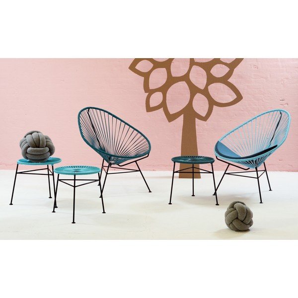 Kreslo Acapulco, biele, dĺžka 100 cm-image-4