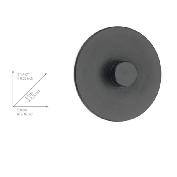 Sada 2 čiernych samodržiacich nástenný držiakov Wenko Turbo-Loc Classic Plus-image-3