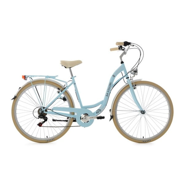 Bicykel City Bike Casino Light Blue 28'', výška rámu 48 cm, 6 prevodov