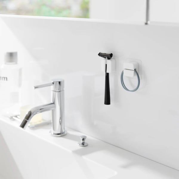 Biele silikónové multifunkčné držiaky v súprave 2 ks Film Hook – YAMAZAKI-image-1