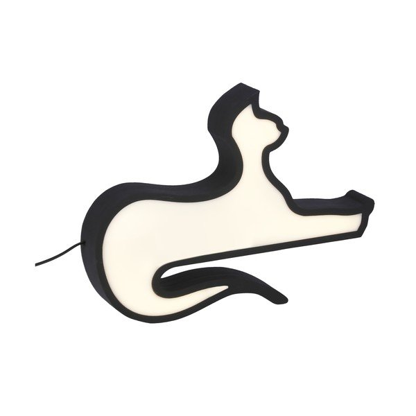 Čierna detská lampička Cat - Candellux Lighting-image-2