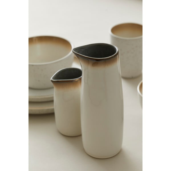 Béžová keramická kanvička na mlieko 500 ml Cream/Cream – Bitz-image-3